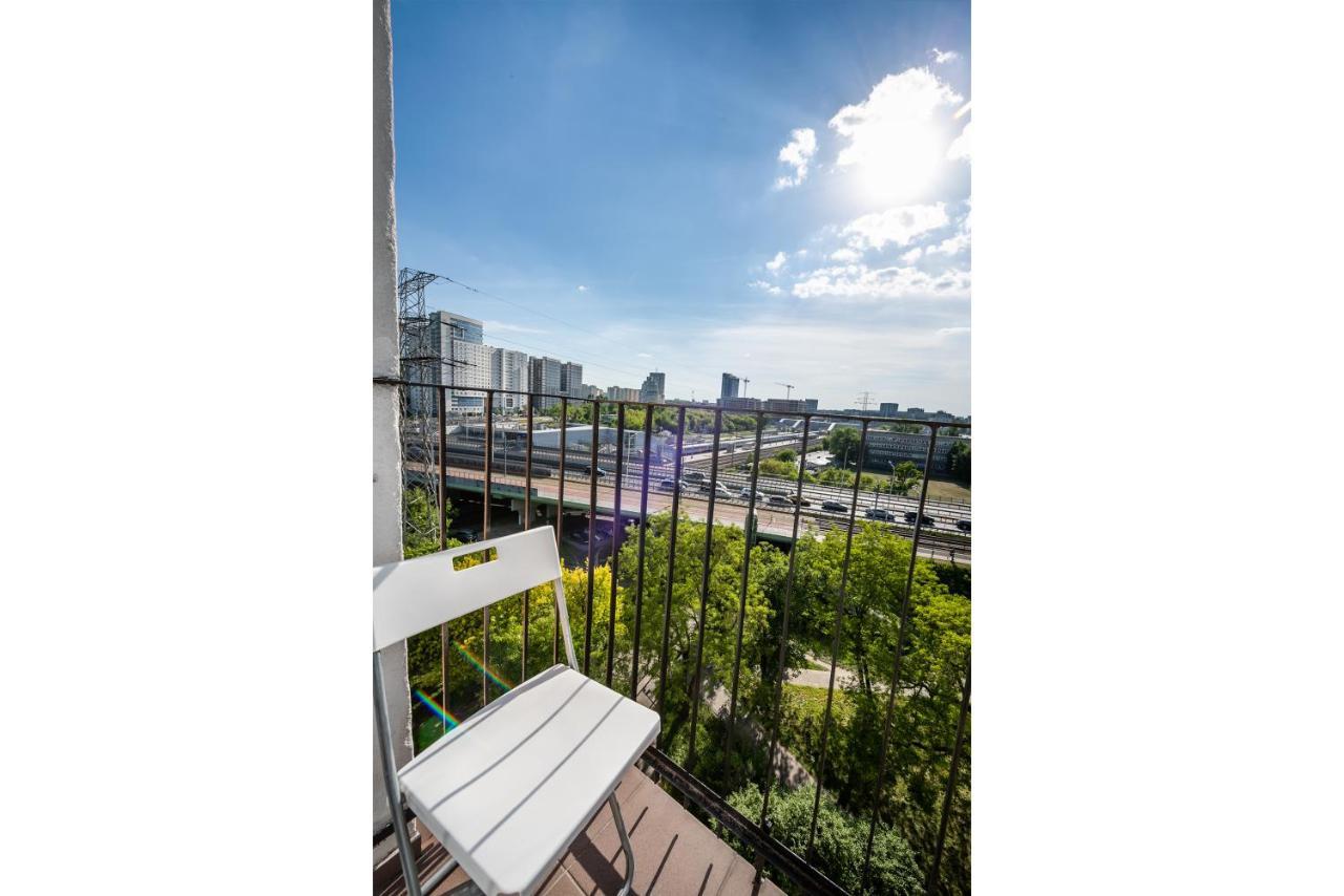 Ferienwohnung Metro Dworzec Gdanski Elegant Studio Warschau Exterior foto